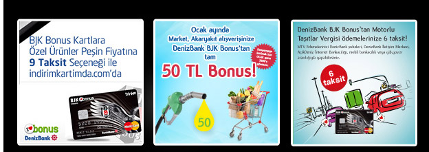 Deniz Bonus BJK Bülten Kampanyası
