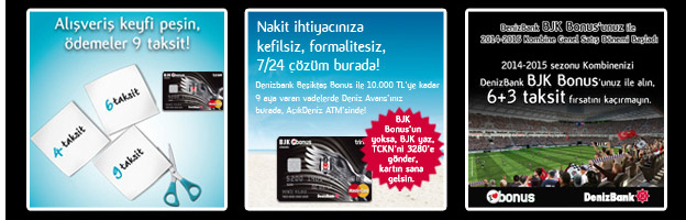 Deniz Bonus BJK Bülten Kampanyası