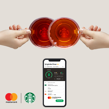 Masterpass’e Kayıtlı DenizBank Banka ve Kredi Kartınız ile Starbucks’tan 2 adet Türk Çayı Hediye!